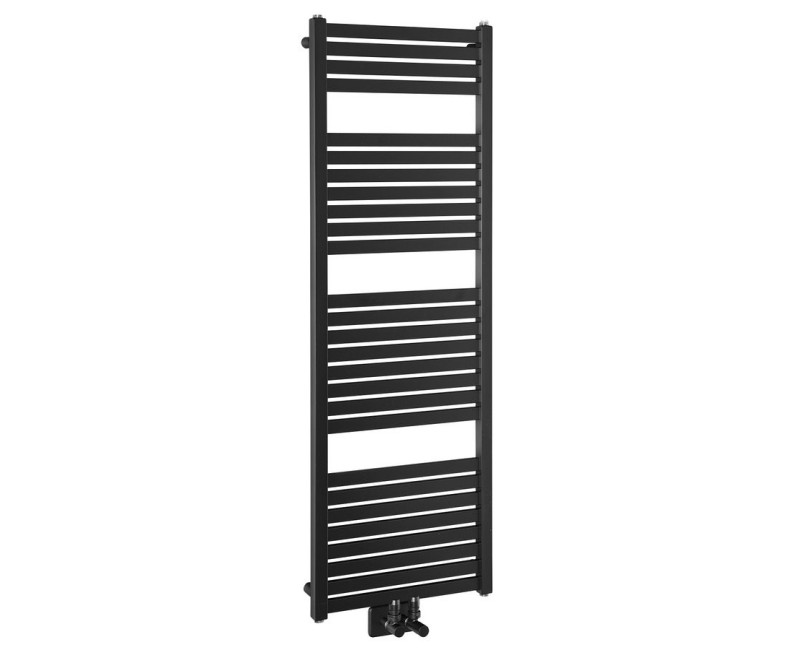 Dvieļu žāvētājs / Radiators AQUALINE Tondi radiators 45x133 cm  matēti melns  DT476T