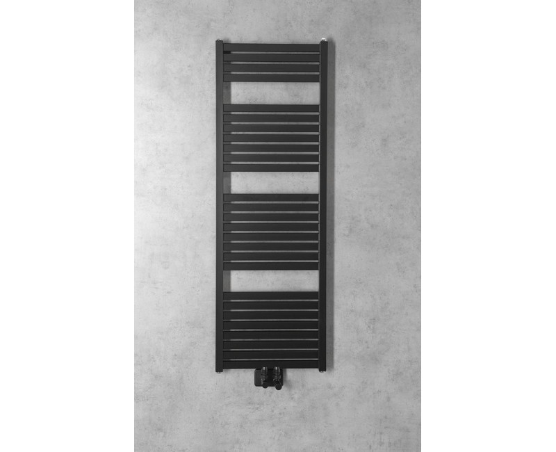 Dvieļu žāvētājs / Radiators AQUALINE Tondi radiators 45x133 cm  matēti melns  DT476T
