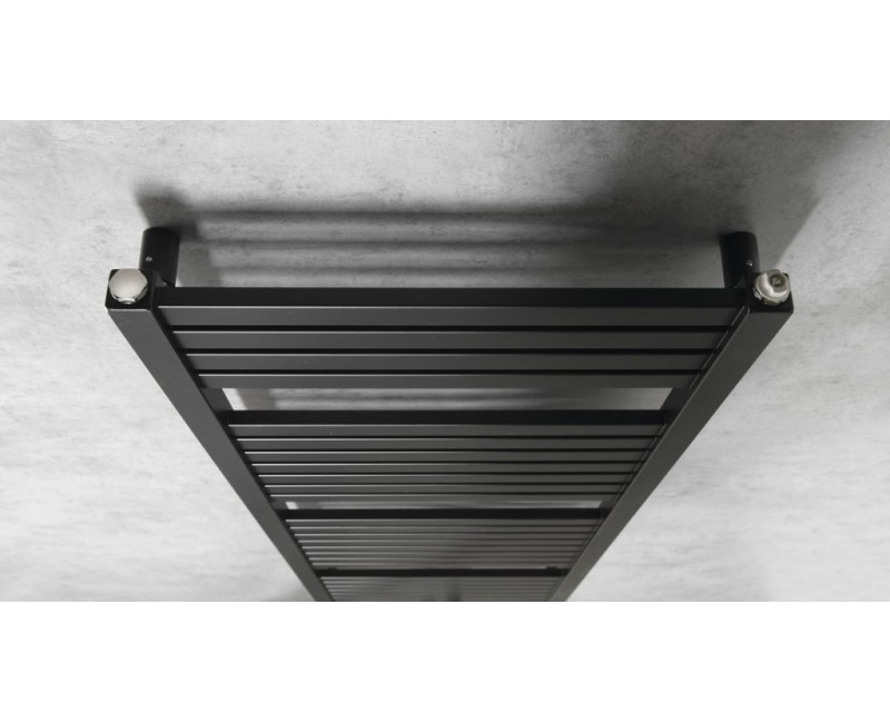 Dvieļu žāvētājs / Radiators AQUALINE Tondi radiators 45x133 cm  matēti melns  DT476T