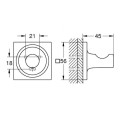 Drēbju pakaramais āķis Grohe Allure Warm Sunset 40284DA1