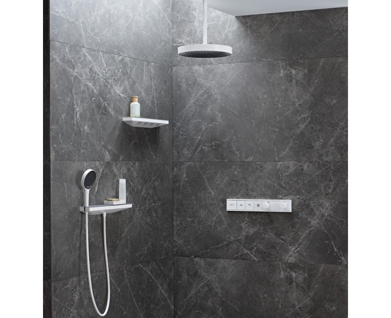 Dušo galva Hansgrohe Rainfinity Porter 500 L baltas matinės 26843700 Baltas Matinis