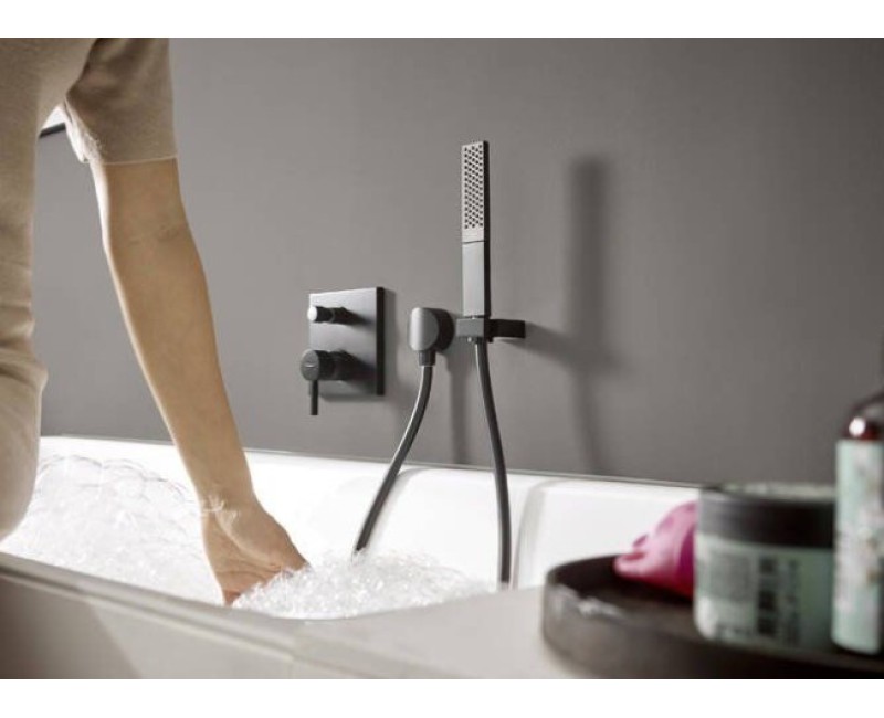 Dušo galvutė Hansgrohe Rainfinity HS 1jet EcoSmart 9L 26867340 Brushed Black Chrome