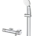 Dušas sistēma Grohe Grohtherm 1000 Performance ar termostatu 34834001 hromēts