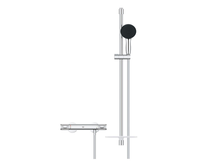Dušas sistēma Grohe Precision Feel ar Termostatu Hromēts 34853001