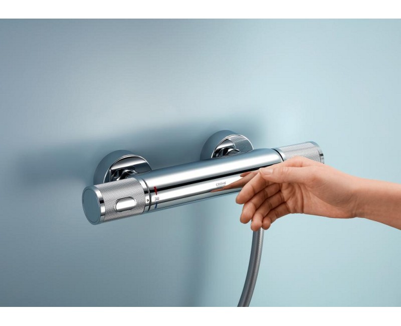Dušas sistēma Grohe Precision Feel ar Termostatu Hromēts 34853001