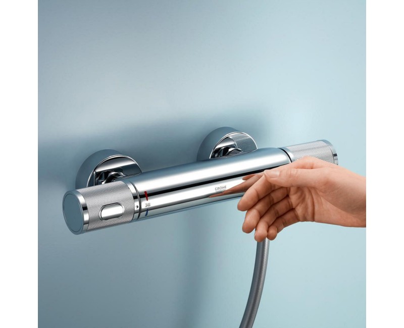 Dušas sistēma Grohe Precision Feel ar Termostatu Hromēts 34853001