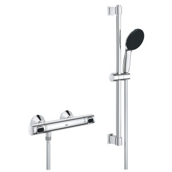 Dušas komplekts Grohe Precision Flow ar Termostatu Hromēta 34800001