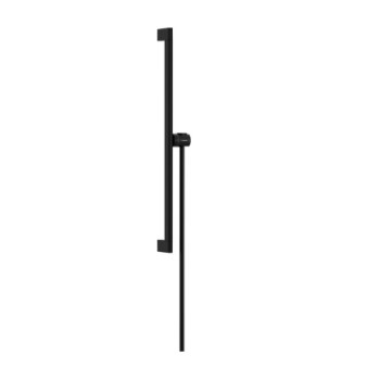 Dušas komplekts Hansgrohe Unica S Puro Dušas stienis 650mm ar dušas vadu Isiflex 1600mm 24402670 Melns Matēts