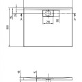 Душевой поддон Villeroy & Boch Architectura MetalRim 80x100 см, Акрил Белый UDA1080ARA248V-01