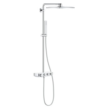 Dušas sistēma Grohe Euphoria SmartControl System 310 Cube Duo ar Termostatu Moon white 26508LS0