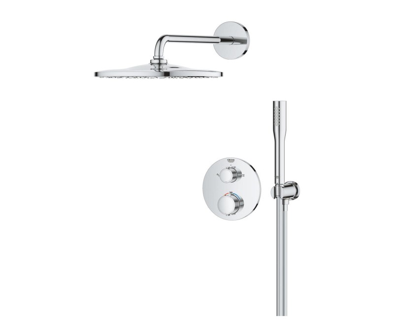 Dušas sistēma Grohe Precision Thermostat + Vitalio Rain Mono 310 Hromēts 34880000