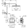 Dušas sistēma Grohe Precision Thermostat + Vitalio Rain Mono 310 Hromēts 34880000