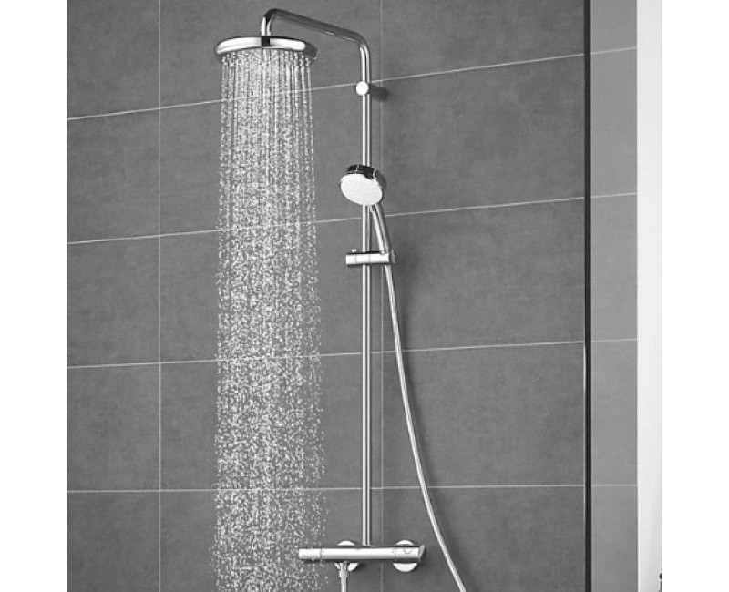 Dušas sistēma Grohe Tempesta Cosmopolitan System 210 ar Termostatu Hromēta 27922001