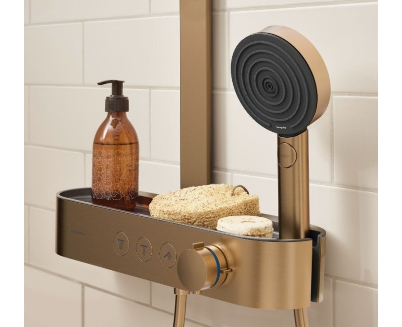 Душевая система Hansgrohe Pulsify S 260 2jet EcoSmart 24241140 Матовая бронза