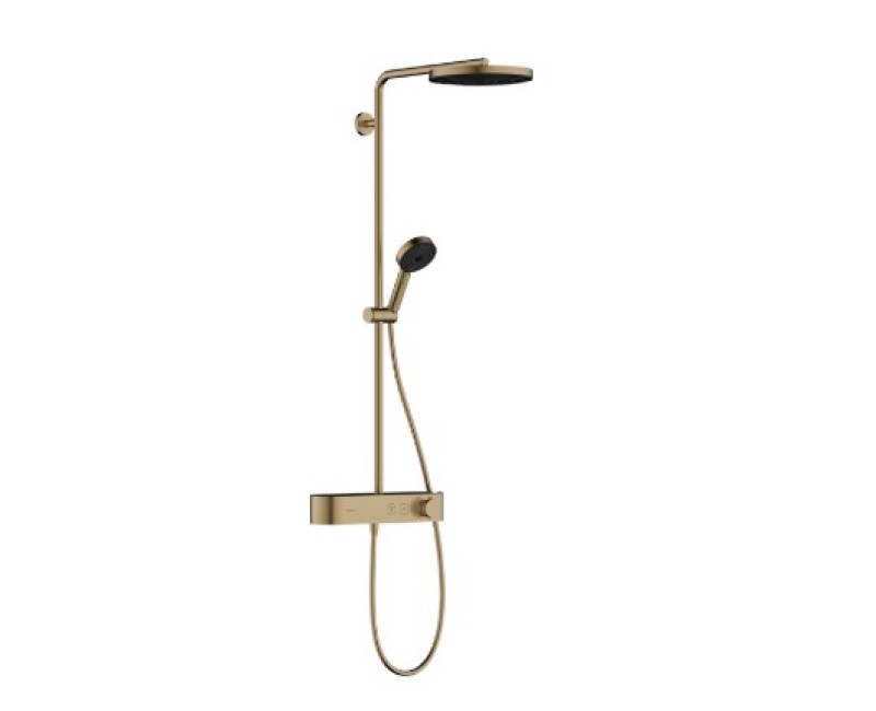 Dušas sistēma Hansgrohe Pulsify S Showerpipe 260 1jet 24220140 Brushed Bronze