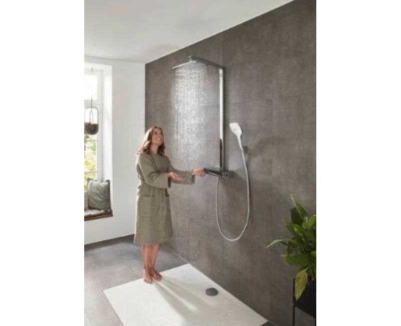 Dušas sistēma Hansgrohe Raindance E Showerpipe 360 1jet EcoSmart Ar Termostatu 27286000