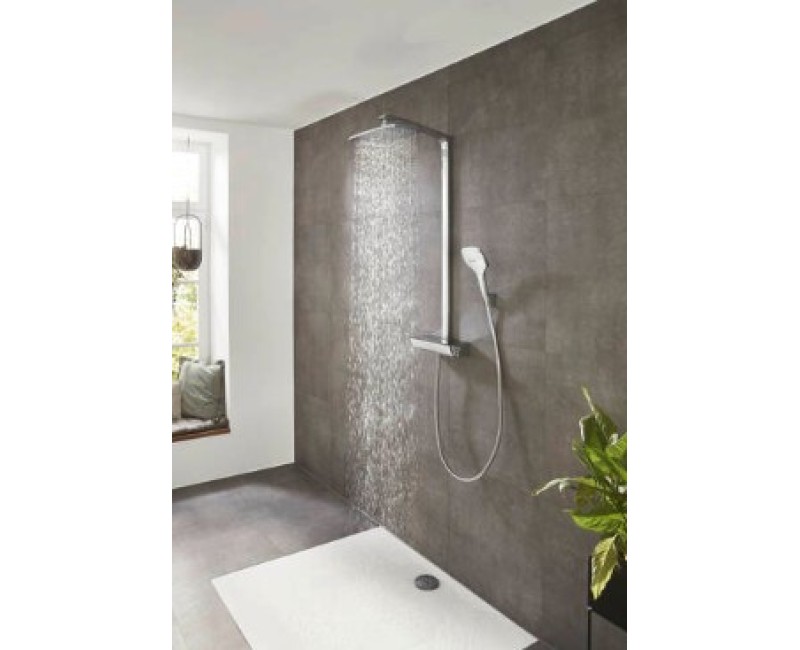 Dušas sistēma Hansgrohe Raindance E Showerpipe 360 1jet EcoSmart Ar Termostatu 27286000