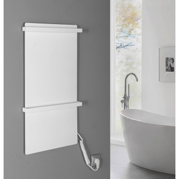 Dvieļu žāvētājs / Radiators Sapho Elmis, 40x80cm, 120W, balts matēts  EB420