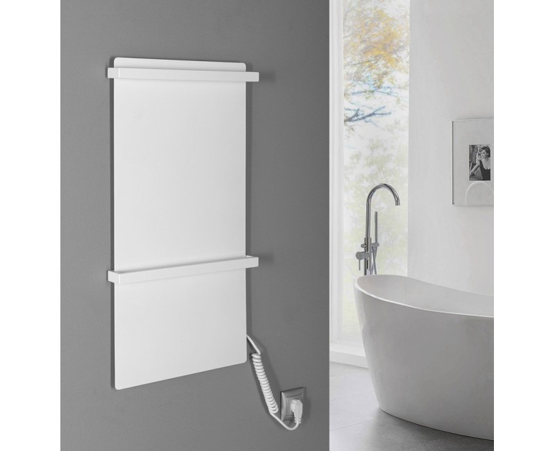 Dvieļu žāvētājs / Radiators Sapho Elmis, 40x80cm, 120W, balts matēts  EB420