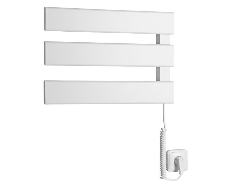 Dvieļu žāvētājs / Radiators AQUALINE Elektriskais Elvis, 48x33x5cm, 50W, balts  EB480