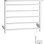 Dvieļu žāvētājs / Radiators Sapho Elzor elektriskais 50x47 cm, 60 W, balts matēts EB500