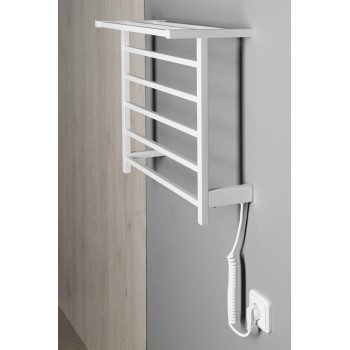 Dvieļu žāvētājs / Radiators Sapho Elzor elektriskais 50x47 cm, 60 W, balts matēts EB500