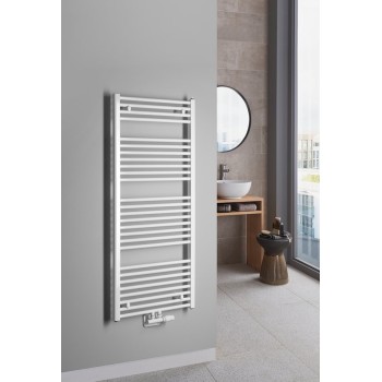Полотенцесушитель / Радиатор AQUALINE DIRECT 600x1320 мм белый ELM36T