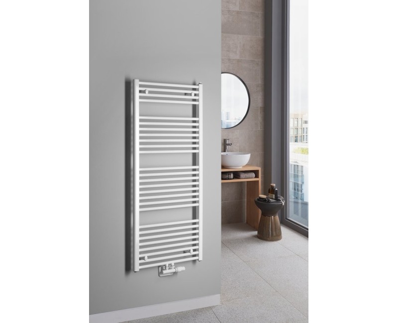 Полотенцесушитель / Радиатор AQUALINE DIRECT 600x1320 мм белый ELM36T