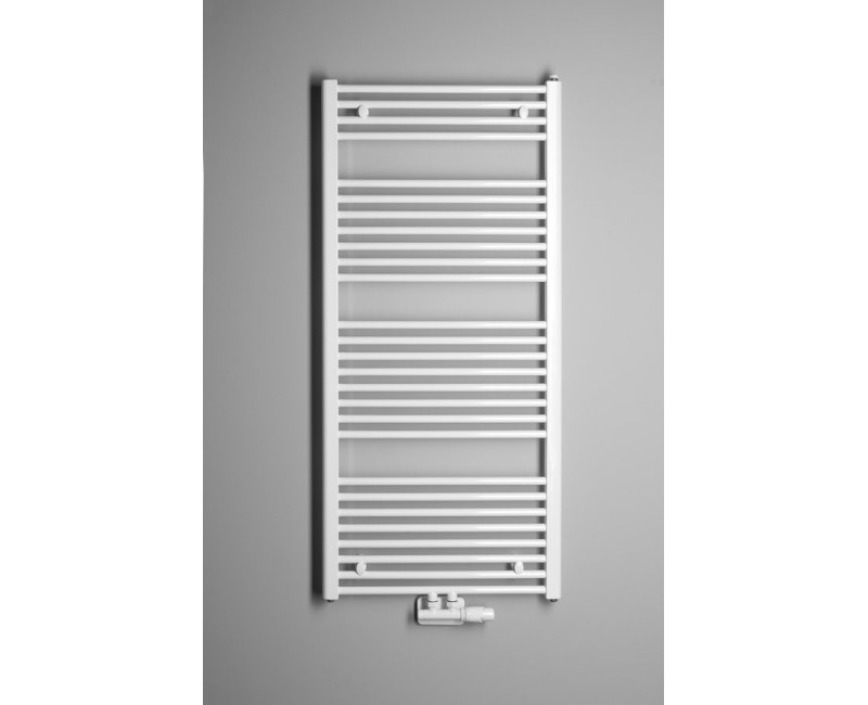 Полотенцесушитель / Радиатор AQUALINE DIRECT 600x1320 мм белый ELM36T