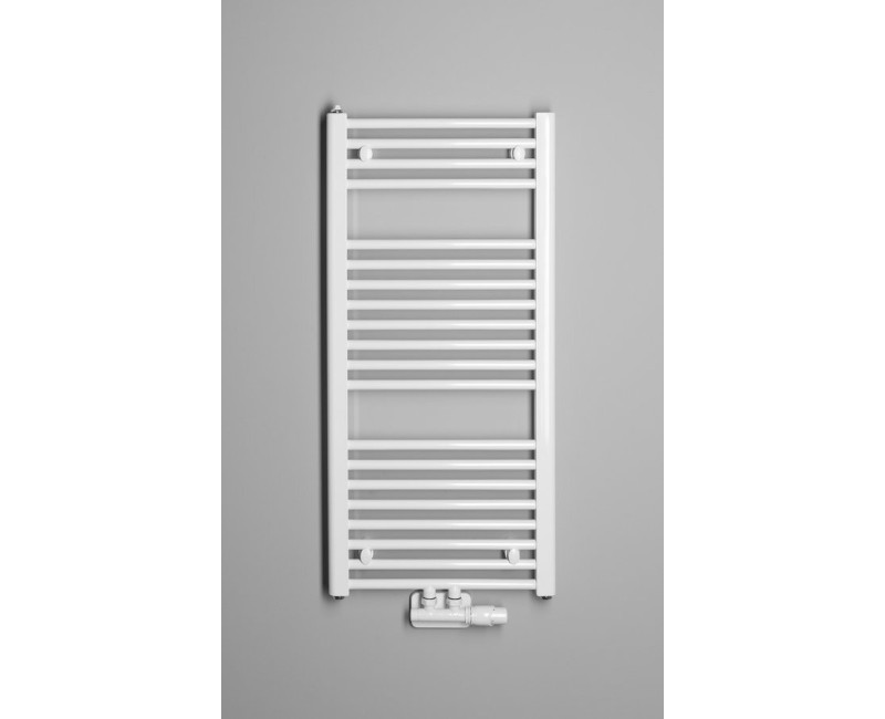 Полотенцесушитель / Радиатор Aqualine DIRECT 570x465 мм 72 Вт, Белый ELM94T