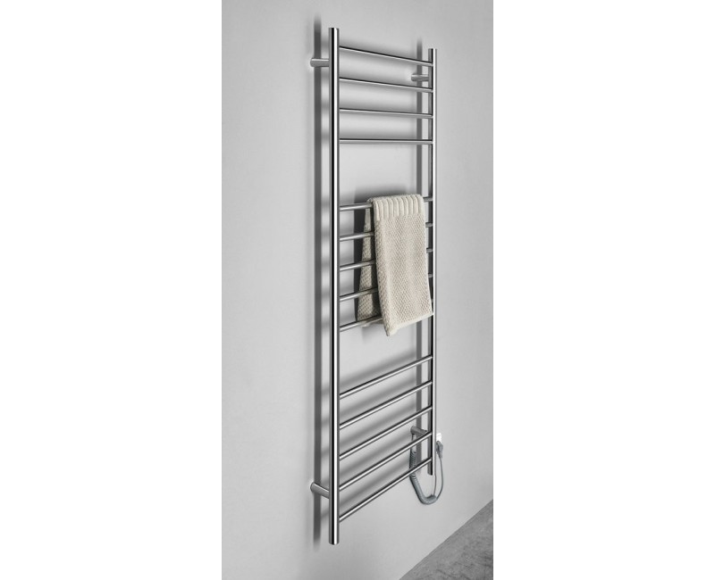 Dvieļu žāvētājs / Radiators Sapho  REDONDO  elektriskais 600x1500mm 130 W, Pulēts Nerūsējošs Tērauds ER250V