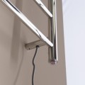 Dvieļu žāvētājs / Radiators Sapho  REDONDO  elektriskais 600x1500mm 130 W, Pulēts Nerūsējošs Tērauds ER250V
