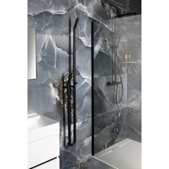 Dvieļu žāvētājs / Radiators Sapho DUOPASSO 12x170cm, 45W, matēti melns  ER330
