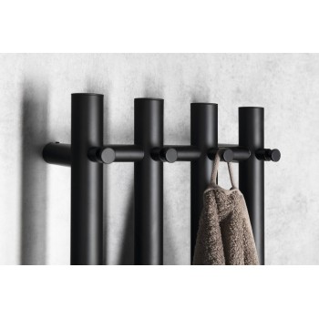 Dvieļu žāvētājs / Radiators Sapho PAPINADO elektriskais 26x120 cm, 85 W, matēti melns  ER350
