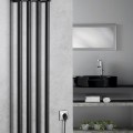 Dvieļu žāvētājs / Radiators Sapho PAPINADO elektriskais 26x120 cm, 85 W, matēti melns  ER350