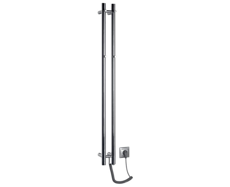 Dvieļu žāvētājs / Radiators Sapho PAPINADO elektriskais 11x120cm, 40W, hroms ER740