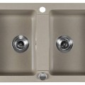 Кухонная мойка Sapho Granite, 78x48см, бежевая GR2222