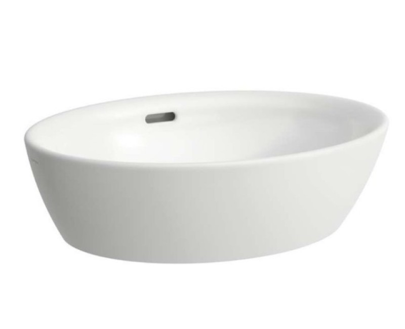 Vannas istabas izlietne Laufen Pro LCC 52x39cm, uz virsmas balta H8129644001091