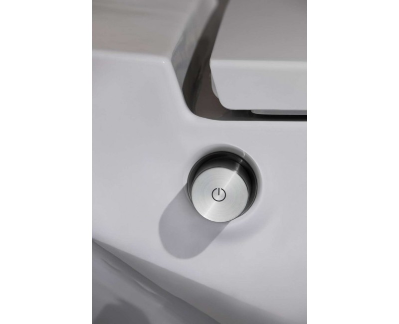 Piekaramais pods ar bide funkciju Laufen Cleanet Navia Rimfree ar LCC SoftClose vāku Balts