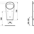 Писсуар Laufen Lema Rimless H8411930004011 Белый