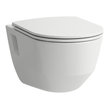 Piekaramais tualetes pods Laufen Pro Rimless ar vāku H8669540000001 Balts