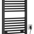 Dvieļu žāvētājs / Radiators AQUALINE DIRECT-E elektriskais 450x960mm 300W, melns  ILE94TB