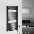 Dvieļu žāvētājs / Radiators AQUALINE DIRECT-E elektriskais 450x960mm 300W, melns  ILE94TB