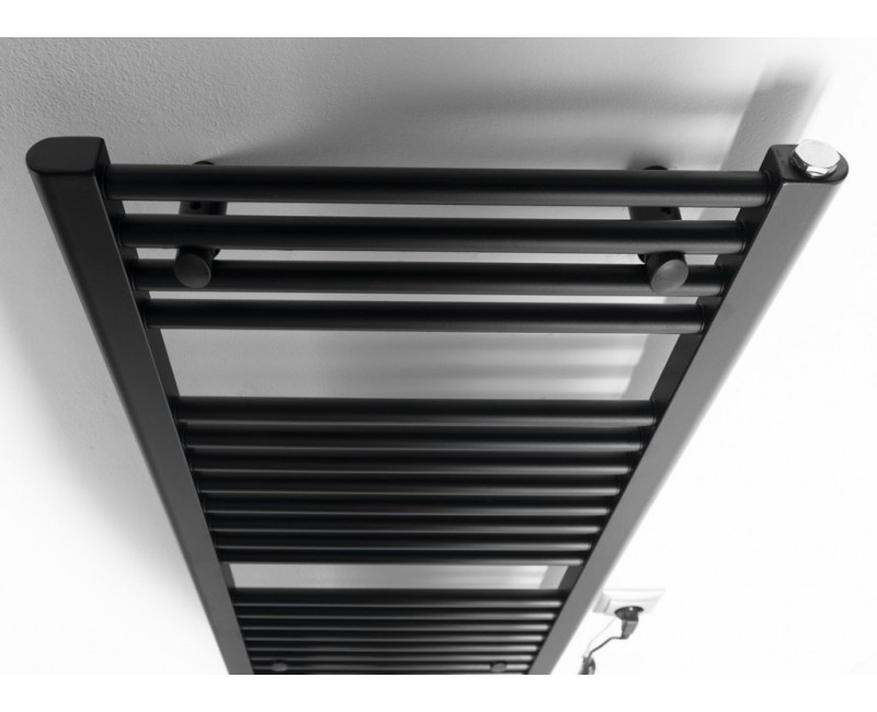 Dvieļu žāvētājs / Radiators AQUALINE DIRECT-E elektriskais 450x960mm 300W, melns  ILE94TB