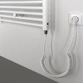Dvieļu žāvētājs / Radiators AQUALINE Direct-E Elektriskais 45x96 cm, 300W, balts  ILE94T