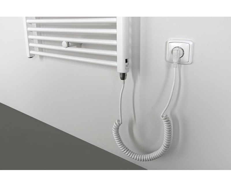 Dvieļu žāvētājs / Radiators AQUALINE Direct-E Elektriskais 45x96 cm, 300W, balts  ILE94T