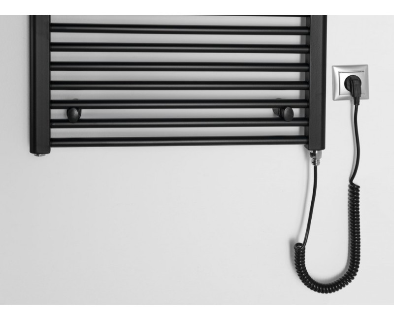 Dvieļu žāvētājs / Radiators AQUALINE Direct-E, elektriskais 60x96cm, 400W, balts  ILE96T
