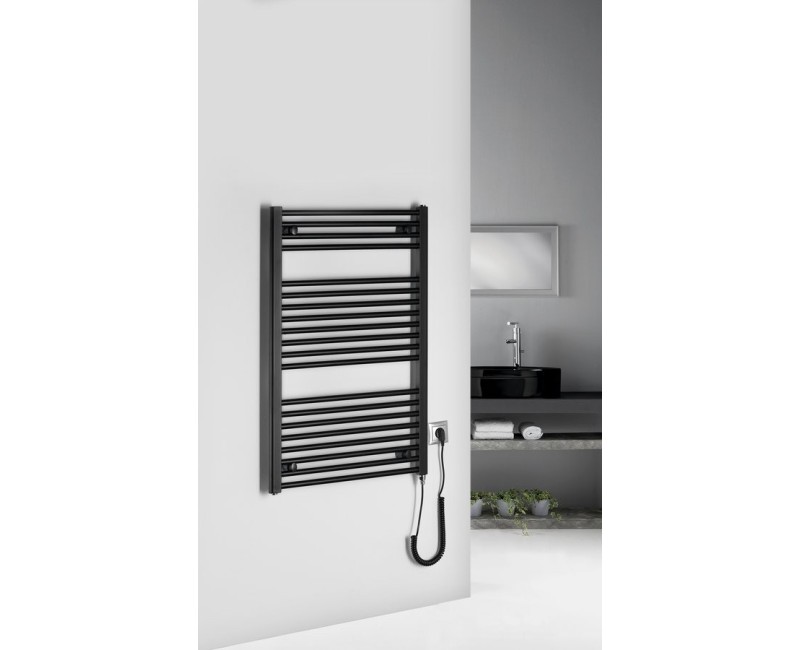 Dvieļu žāvētājs / Radiators AQUALINE Direct-E, elektriskais 60x96cm, 400W, balts  ILE96T