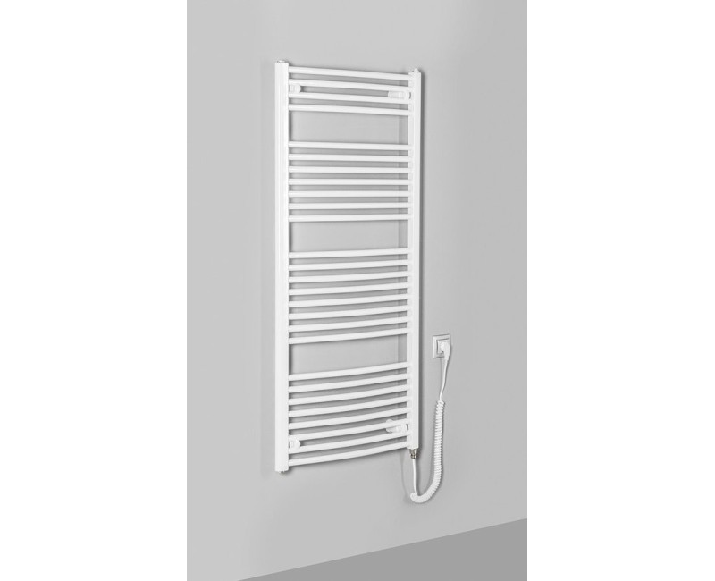 Dvieļu žāvētājs / Radiators AQUALINE Orbit-E Elektriskais 45x93cm, 381 W, balts ILEO36T