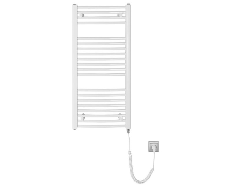 Полотенцесушитель / Радиатор AQUALINE Orbit-E, 45x96см, 300 Вт, белый ILEO94T